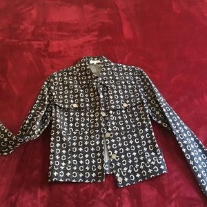 Indigo Blue Denim Jacket by French designer Celine